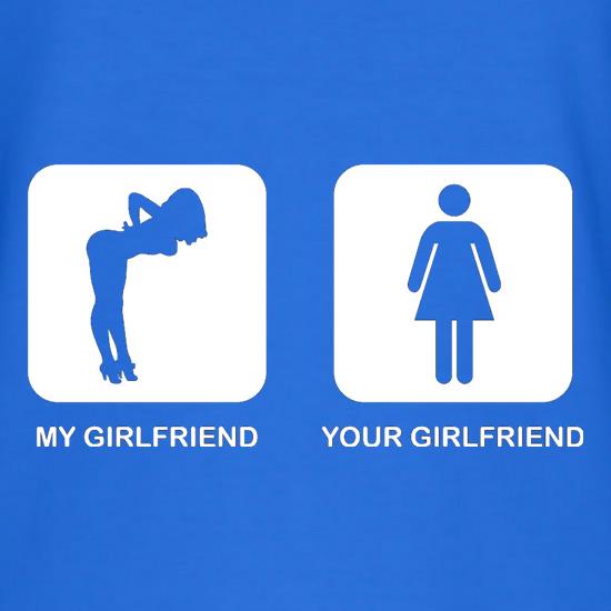 My Girlfriend Your Girlfriend T Shirt By Chargrilled